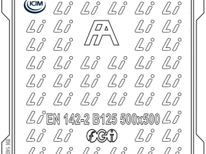 Chiusini quadrati B125